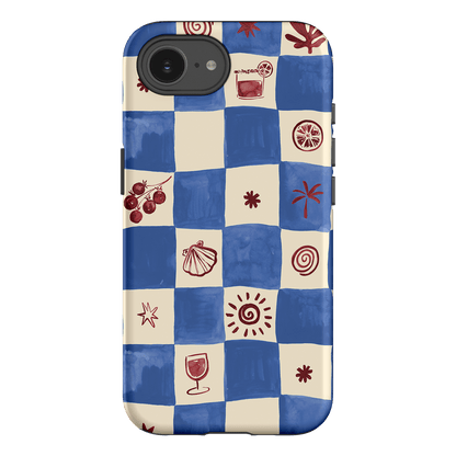 Afternoon Mezze Cornflower Printed Phone Cases iPhone 16E / Armoured by Charlie Taylor - The Dairy