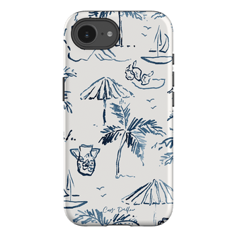 Balmy Blue Printed Phone Cases iPhone 16E / Armoured by Cass Deller - The Dairy