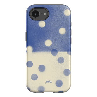 Bleu Polka Dot Printed Phone Cases iPhone 16E / Armoured by Jasmine Dowling - The Dairy