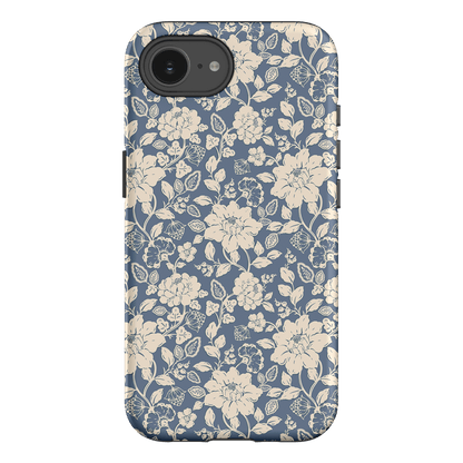 Blue Garden Printed Phone Cases iPhone 16E / Armoured by Kasiags Art - The Dairy