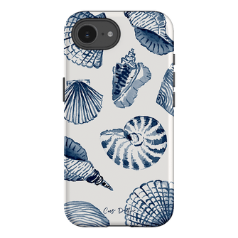 Blue Shells Printed Phone Cases iPhone 16E / Armoured by Cass Deller - The Dairy