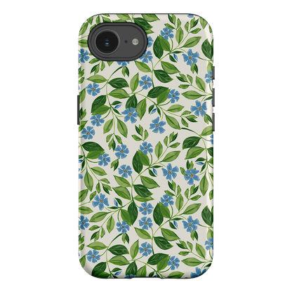 Blue Vines Printed Phone Cases iPhone 16E / Armoured by Ellie Mae - The Dairy