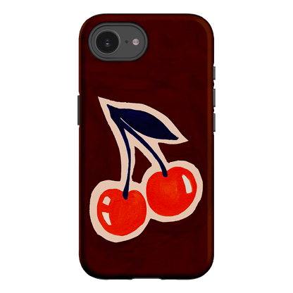 Cherries Printed Phone Cases iPhone 16E / Armoured by Studio Bon - The Dairy