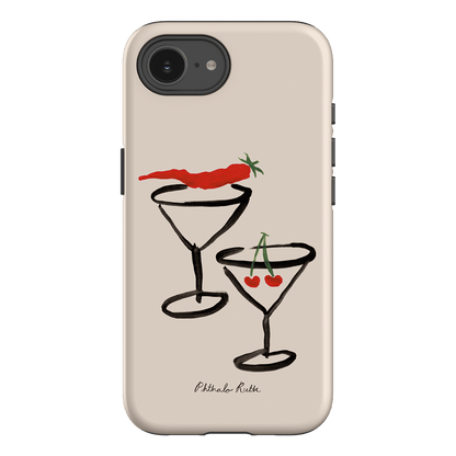 Chilli Cherry Printed Phone Cases by Phthalo Ruth - The Dairy