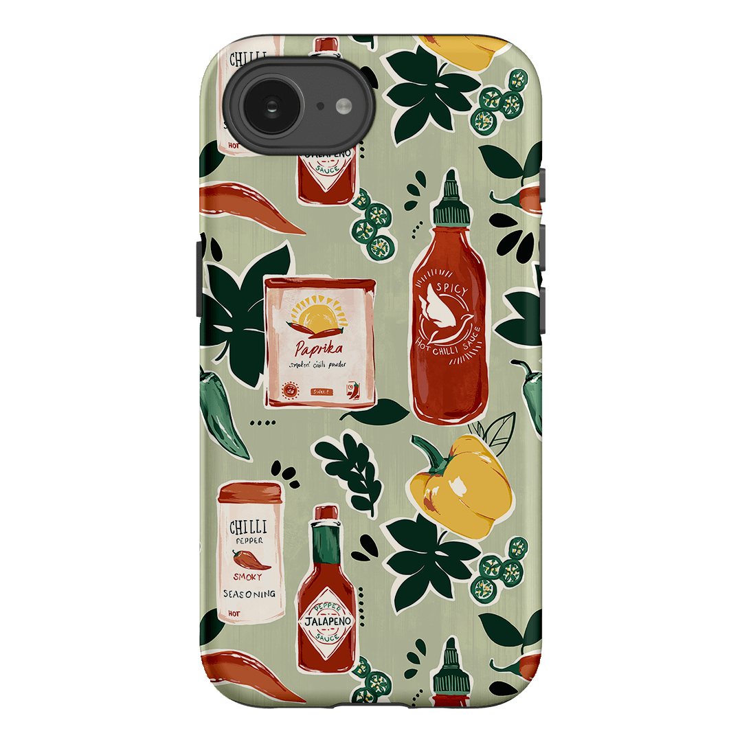 Chilli Pepper Printed Phone Cases iPhone 16E / Armoured by Charlie Taylor - The Dairy