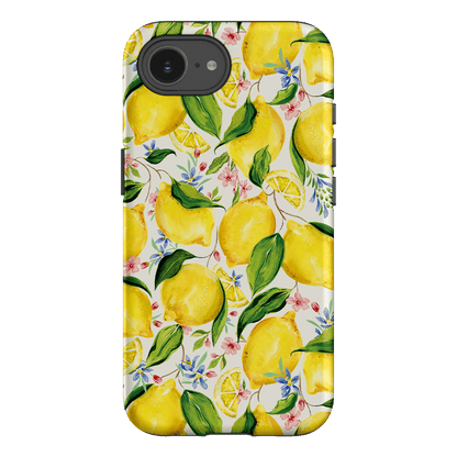 Citrus Lemon Printed Phone Cases iPhone 16E / Armoured by Ellie Mae - The Dairy