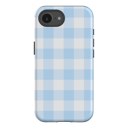 Cloud Plaid Printed Phone Cases iPhone 16E / Armoured by The Dairy - The Dairy