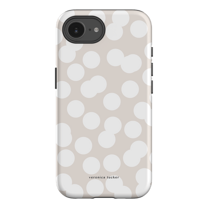Confetti White Printed Phone Cases iPhone 16E / Armoured by Veronica Tucker - The Dairy