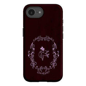 Darling Burgundy Printed Phone Cases by The Dairy - The Dairy