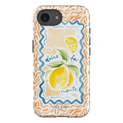 Dolce Far Niente Printed Phone Cases iPhone 16E / Armoured by Cass Deller - The Dairy