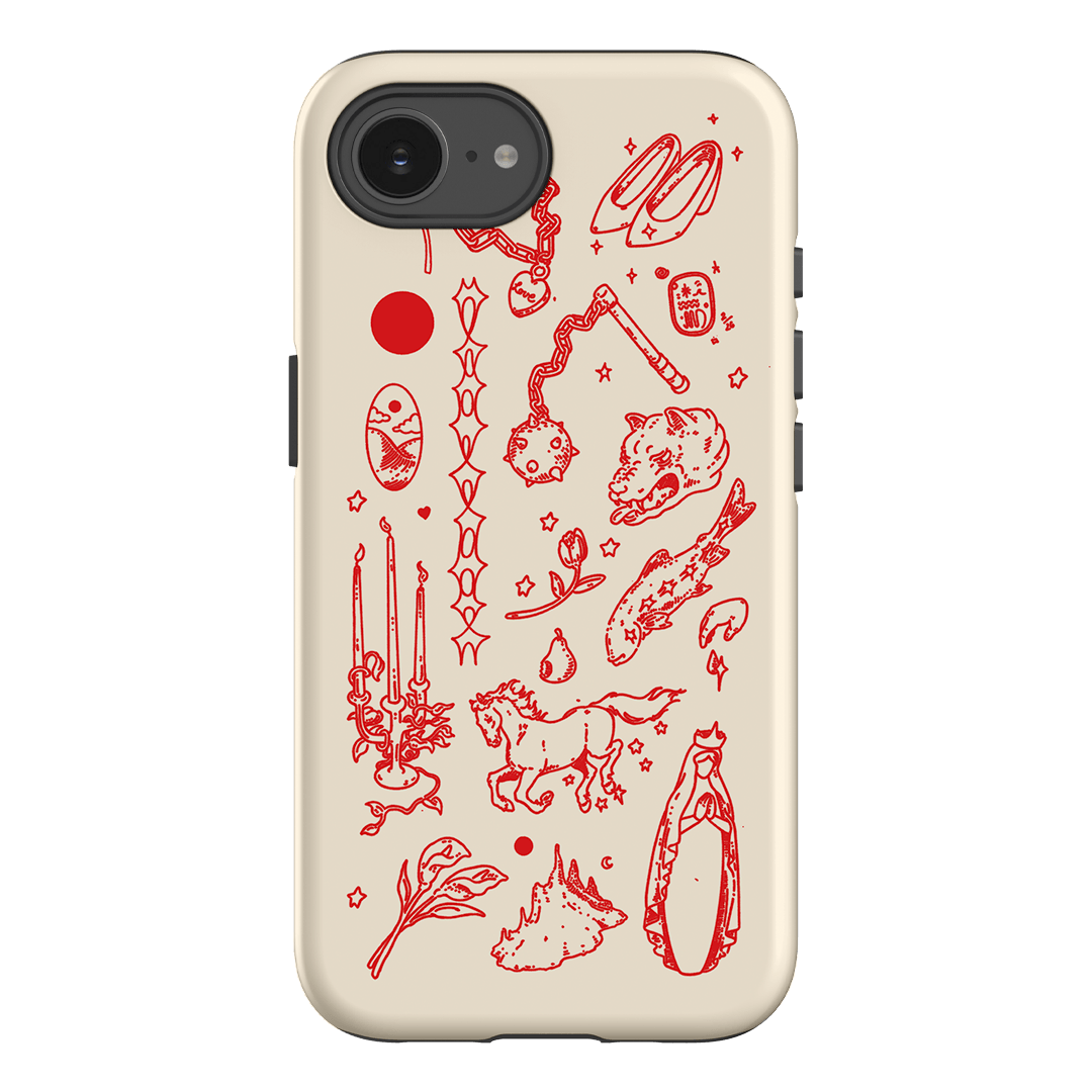Dreamcore Cream Printed Phone Cases iPhone 16E / Armoured by Easty Beasty - The Dairy
