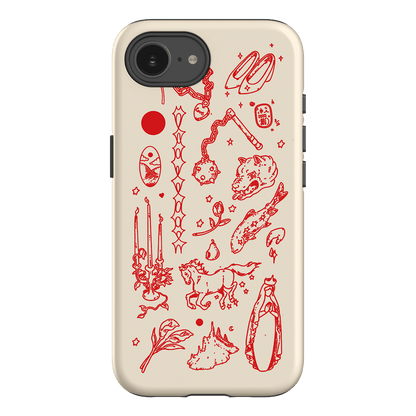 Dreamcore Cream Printed Phone Cases iPhone 16E / Armoured by Easty Beasty - The Dairy