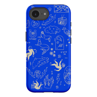 Easty Flash Blue Printed Phone Cases iPhone 16E / Armoured by Easty Beasty - The Dairy