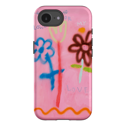 Flowers Printed Phone Cases iPhone 16E / Armoured by Kate Eliza - The Dairy
