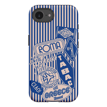 Frequent Flyer Printed Phone Cases iPhone 16E / Armoured by The Dairy - The Dairy