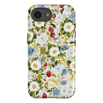 Garden Strawberries Printed Phone Cases iPhone 16E / Armoured by Ellie Mae - The Dairy