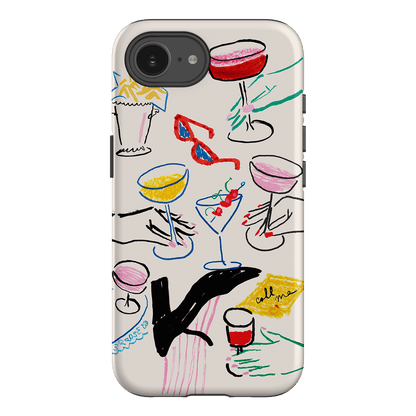 Girls Night Out Printed Phone Cases iPhone 16E / Armoured by Phthalo Ruth - The Dairy