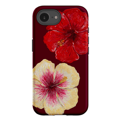Hibiscus Flower Printed Phone Cases iPhone 16E / Armoured by BG. Studio - The Dairy