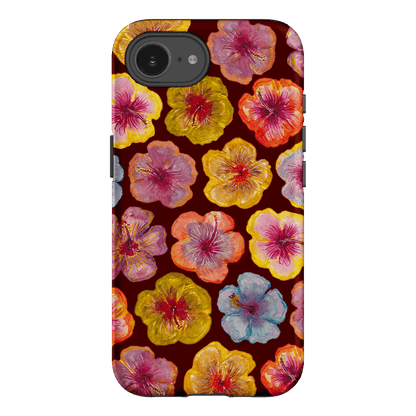 Hibiscus Holiday Rouge Printed Phone Cases iPhone 16E / Armoured by BG. Studio - The Dairy