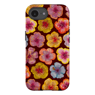 Hibiscus Holiday Rouge Printed Phone Cases iPhone 16E / Armoured by BG. Studio - The Dairy
