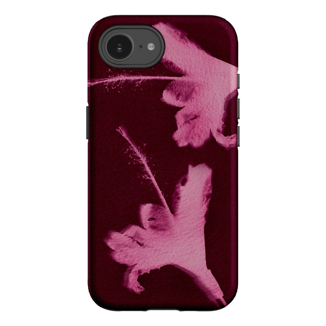 Hibiscus Glow Printed Phone Cases iPhone 16E / Armoured by Sally Hungerford - The Dairy