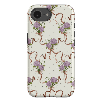 Hydrangea Ribbon Printed Phone Cases iPhone 16E / Armoured by Veronica Tucker - The Dairy