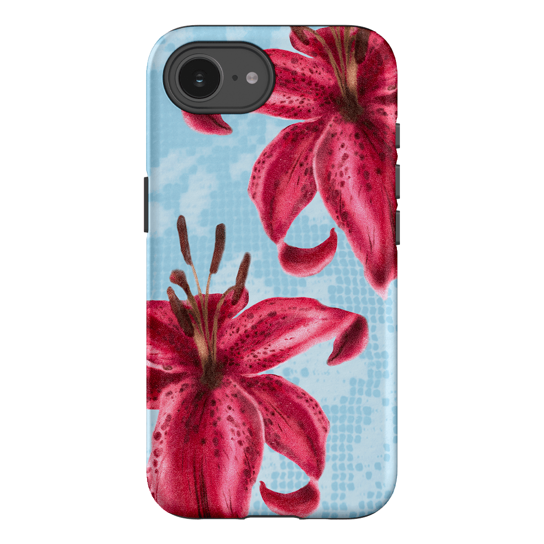 Lillies Printed Phone Cases iPhone 16E / Armoured by Sally Hungerford - The Dairy