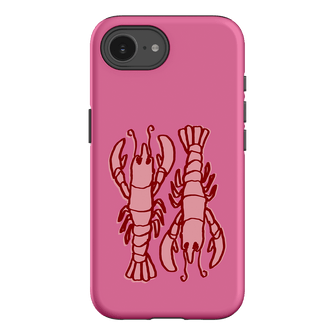 Lobster Love Pink Printed Phone Cases iPhone 16E / Armoured by The Dairy - The Dairy