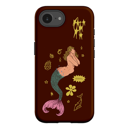 Mimi Chocolate Printed Phone Cases iPhone 16E / Armoured by Easty Beasty - The Dairy