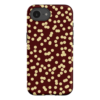 Mini Confetti Burgundy Butter Printed Phone Cases iPhone 16E / Armoured by Veronica Tucker - The Dairy