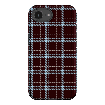 Mocha Plaid Printed Phone Cases iPhone 16E / Armoured by The Dairy - The Dairy