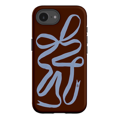Mocha Ribbon Printed Phone Cases iPhone 16E / Armoured by Jasmine Dowling - The Dairy
