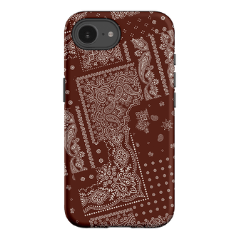 Paisley Cinnamon Printed Phone Cases iPhone 16E / Armoured by The Dairy - The Dairy
