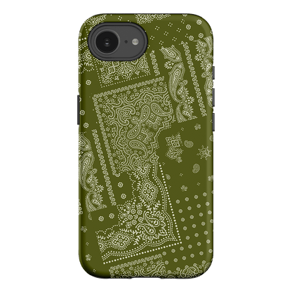 Paisley Fern Printed Phone Cases iPhone 16E / Armoured by The Dairy - The Dairy