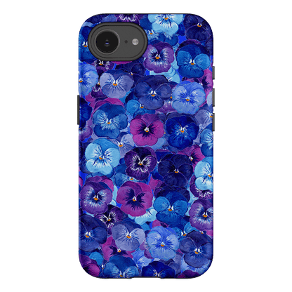 Pansy Jumble Printed Phone Cases iPhone 16E / Armoured by Kayla Henley - The Dairy