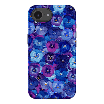 Pansy Jumble Printed Phone Cases iPhone 16E / Armoured by Kayla Henley - The Dairy