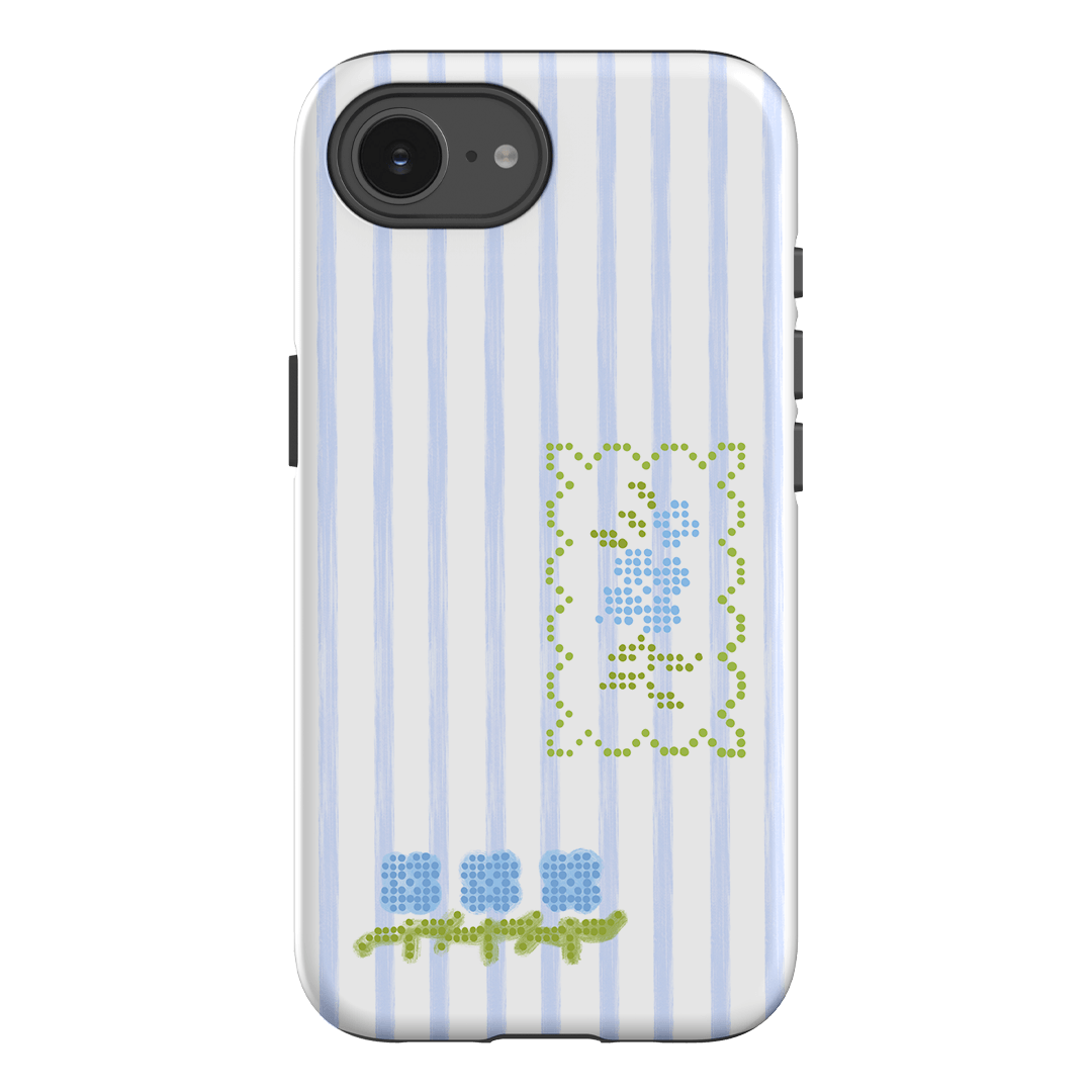 Patchwork Blue Printed Phone Cases iPhone 16E / Armoured by Kayla Carr - The Dairy