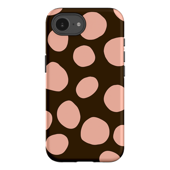 Pebbles Chocolate Pink Printed Phone Cases iPhone 16E / Armoured by Veronica Tucker - The Dairy