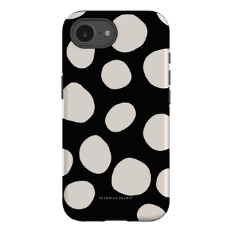 Pebbles Noir Printed Phone Cases iPhone 16E / Armoured by Veronica Tucker - The Dairy