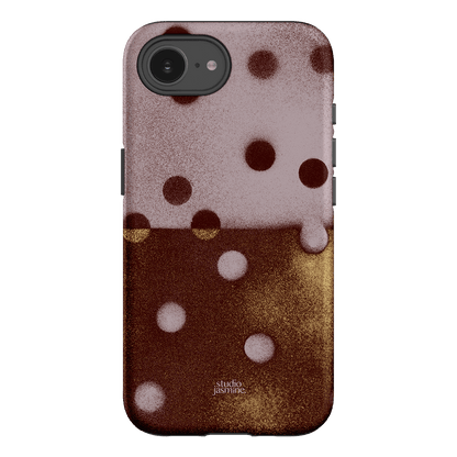 Rust Polka Dot Printed Phone Cases iPhone 16E / Armoured by Jasmine Dowling - The Dairy