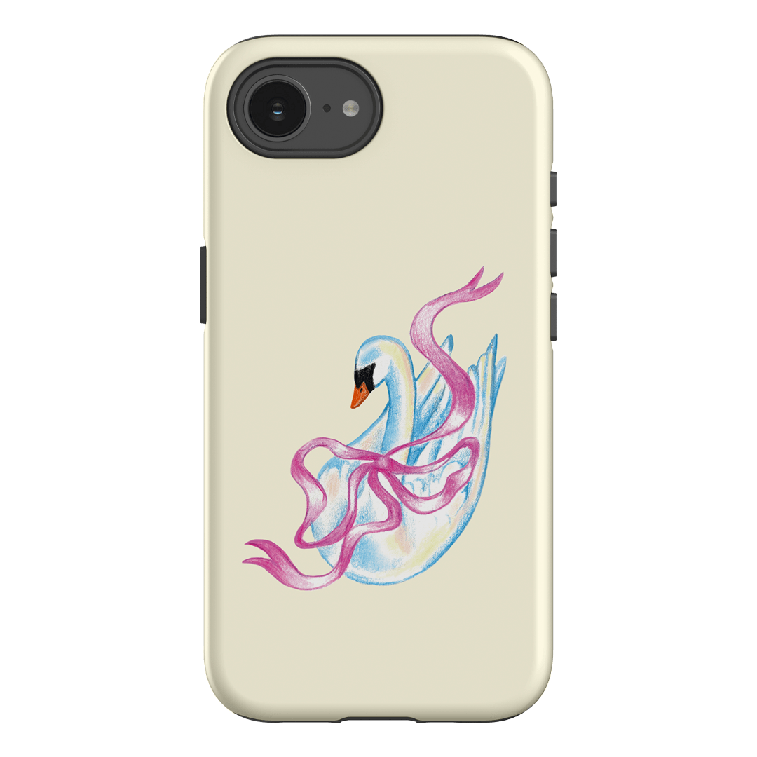 Satin Swan Printed Phone Cases iPhone 16E / Armoured by Femke Studio - The Dairy
