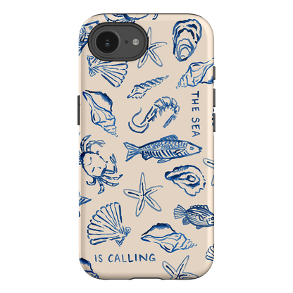 Sea Call Printed Phone Cases iPhone 16E / Armoured by Cass Deller - The Dairy