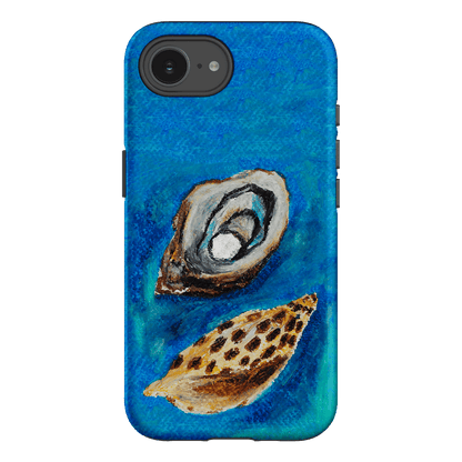 Sea Shells Printed Phone Cases iPhone 16E / Armoured by Lisa Hu - The Dairy