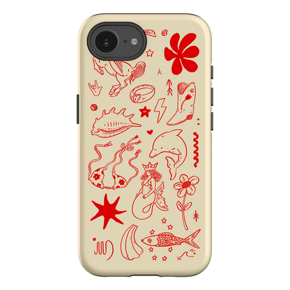 Spiced Cowboy Cream Printed Phone Cases iPhone 16E / Armoured by Easty Beasty - The Dairy