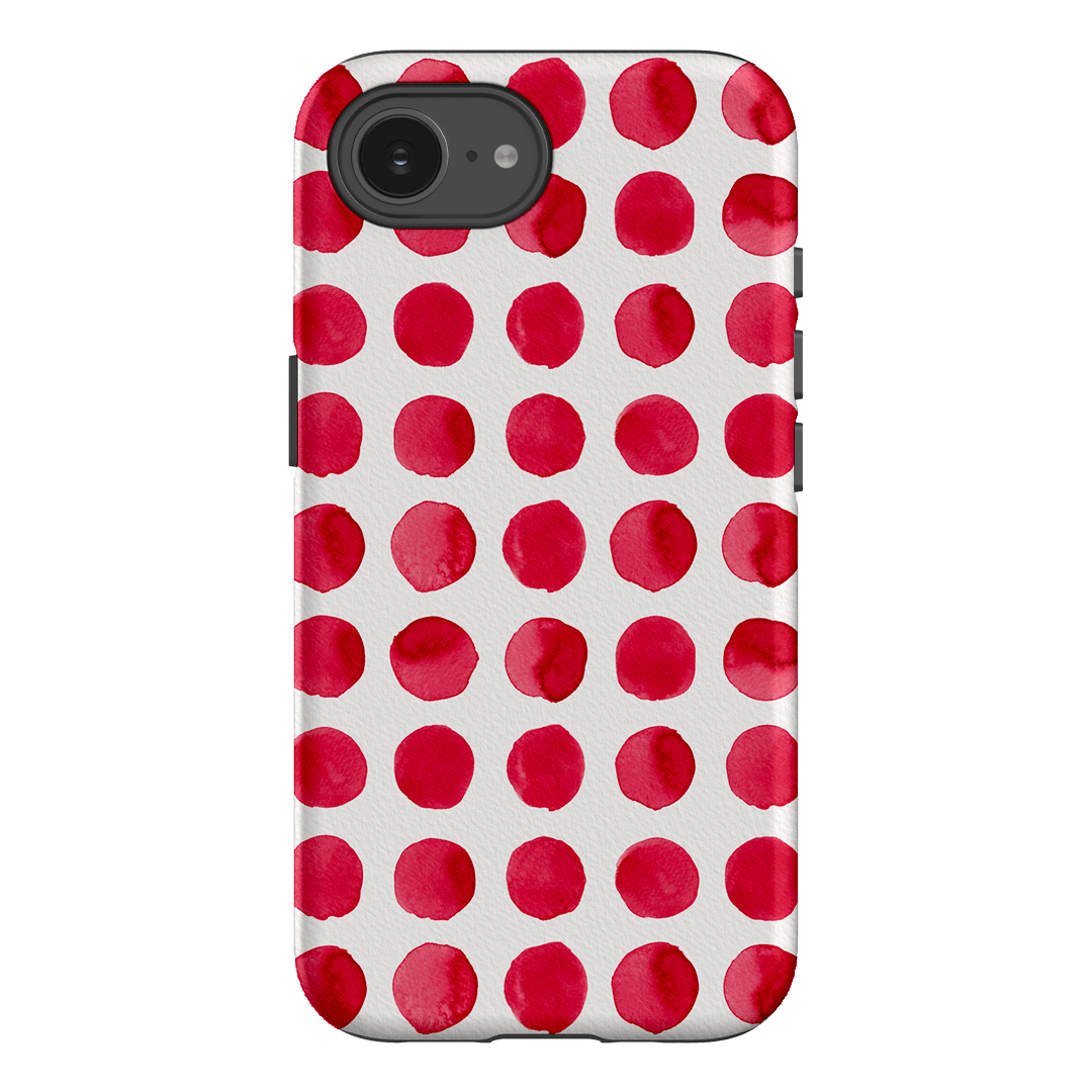 Spots in Red Printed Phone Cases by The Dairy - The Dairy