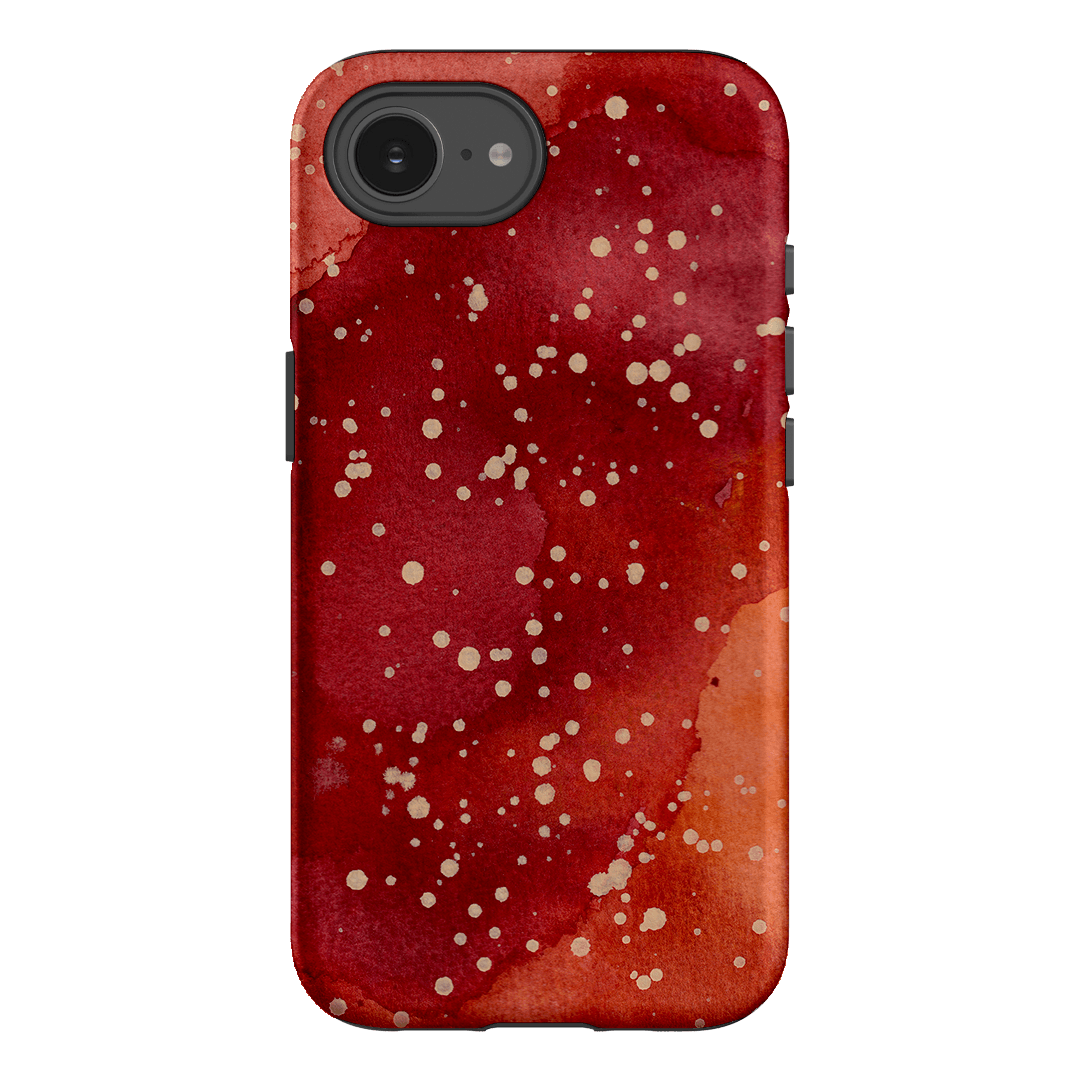 Spotty Rust Printed Phone Cases iPhone 16E / Armoured by The Dairy - The Dairy