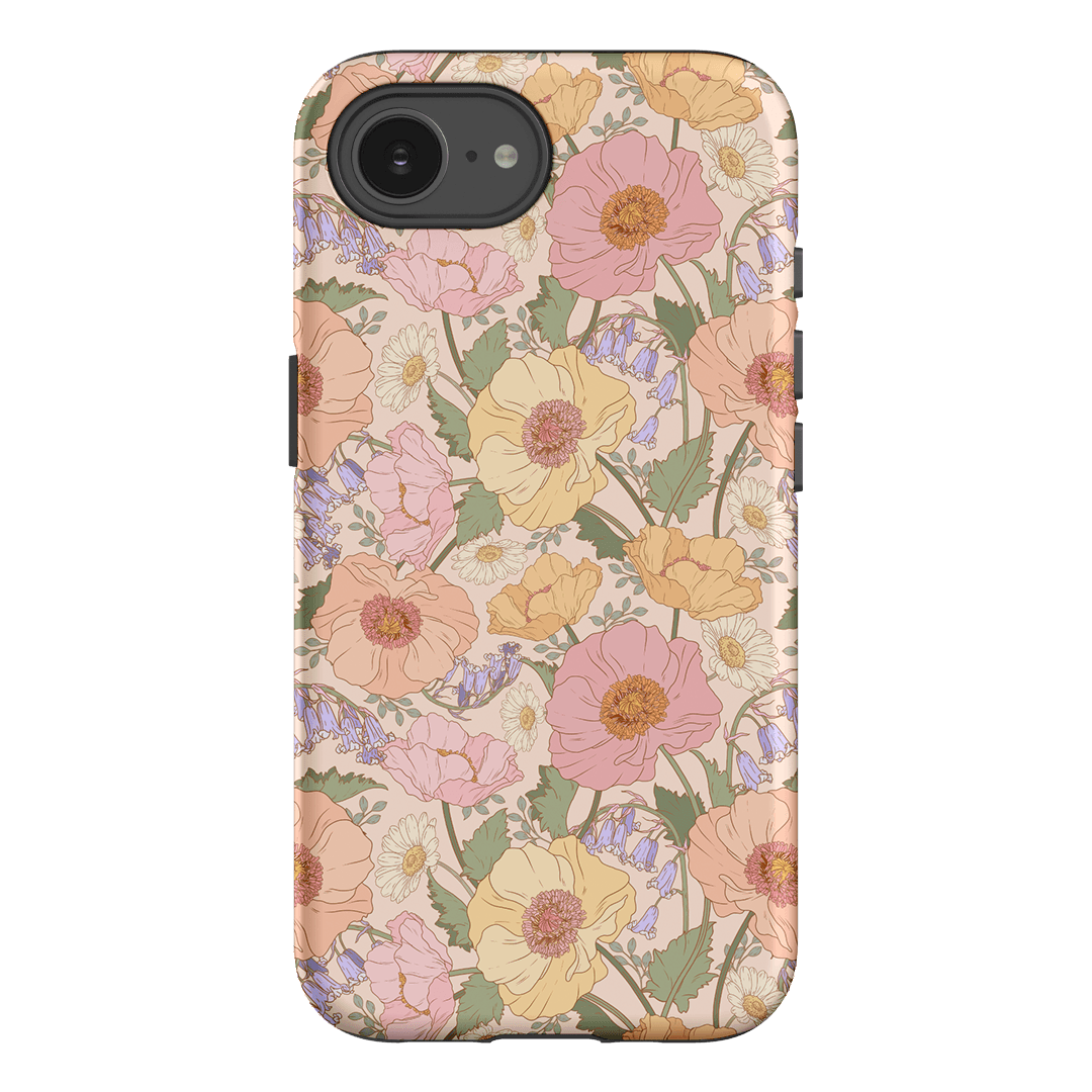 Spring Poppy Printed Phone Cases iPhone 16E / Armoured by Kasiags Art - The Dairy