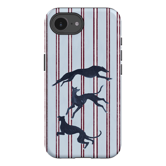 Stripey Hounds Printed Phone Cases iPhone 16E / Armoured by Lisa Hu - The Dairy