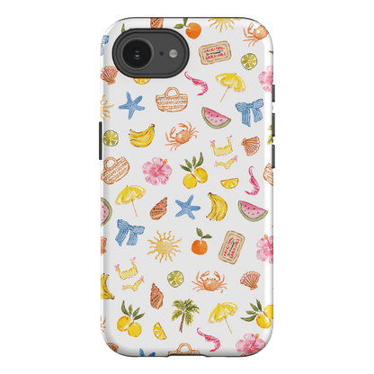 Summer Icons Printed Phone Cases iPhone 16E / Armoured by Cass Deller - The Dairy