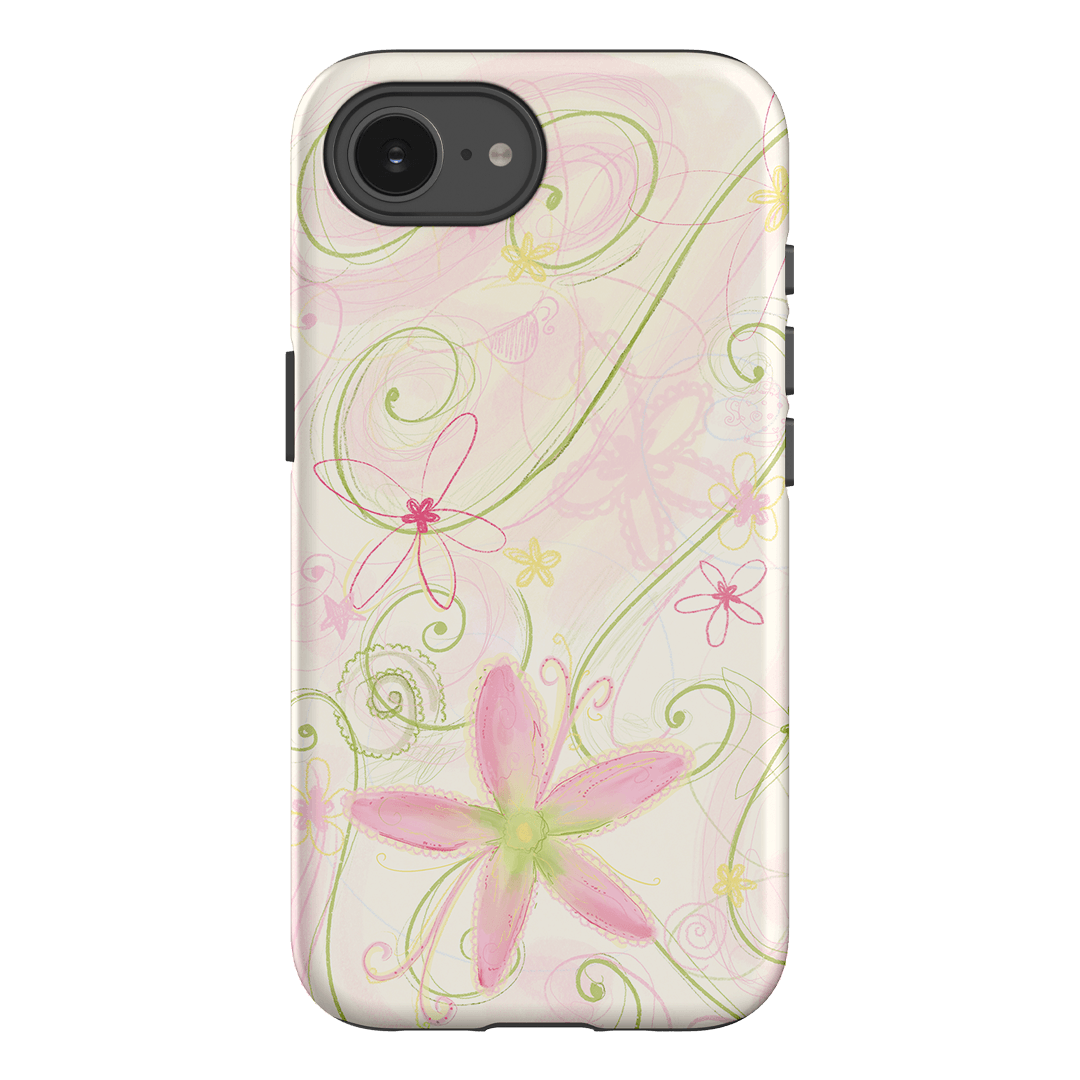 Swirl Pink Printed Phone Cases iPhone 16E / Armoured by Kayla Carr - The Dairy